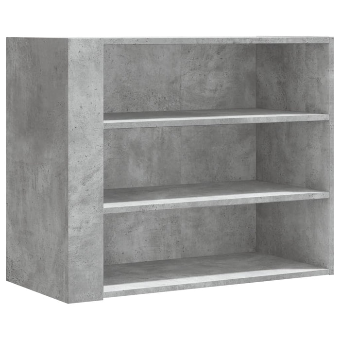 Wall Cabinet Concrete Grey 75x35x60 cm Engineered Wood