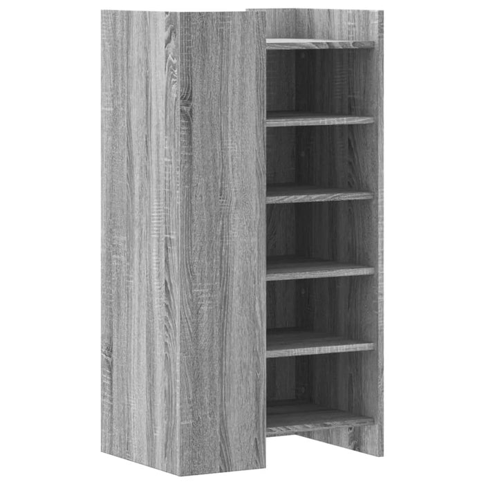 Shoe Cabinet Grey Sonoma 52x37.5x100 cm Engineered Wood