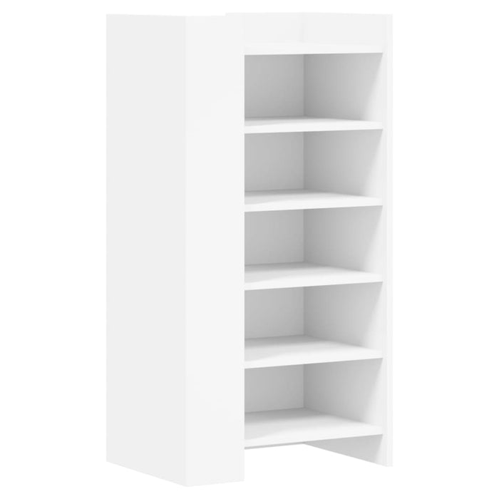 Shoe Cabinet White 52x37.5x100 cm Engineered Wood