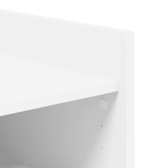 Shoe Cabinet White 52x37.5x100 cm Engineered Wood