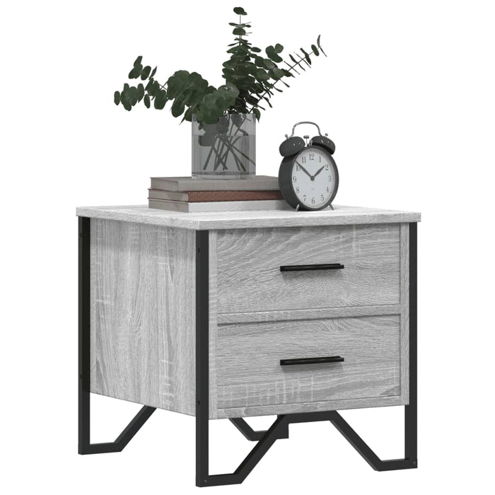 Bedside Cabinets 2 pcs Grey Sonoma 40x41x40 cm Engineered Wood