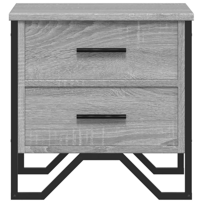 Bedside Cabinets 2 pcs Grey Sonoma 40x41x40 cm Engineered Wood