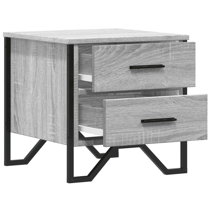 Bedside Cabinets 2 pcs Grey Sonoma 40x41x40 cm Engineered Wood