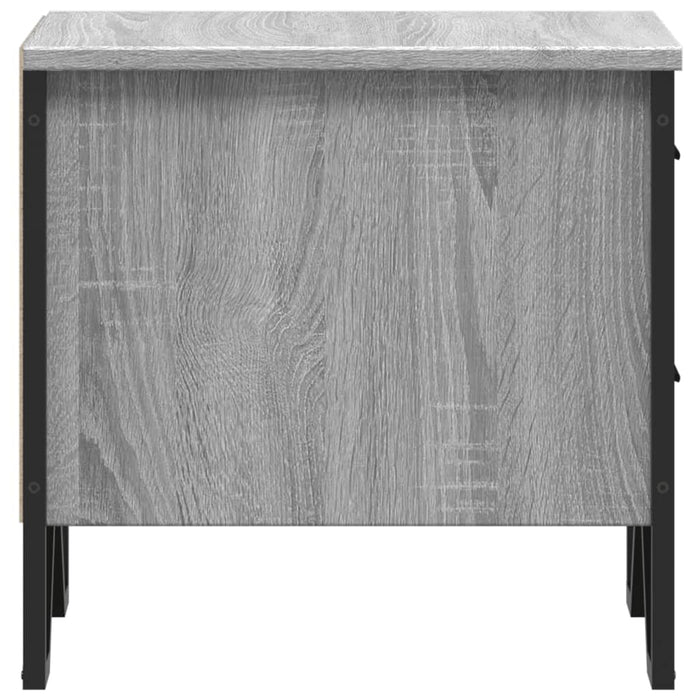 Bedside Cabinets 2 pcs Grey Sonoma 40x41x40 cm Engineered Wood