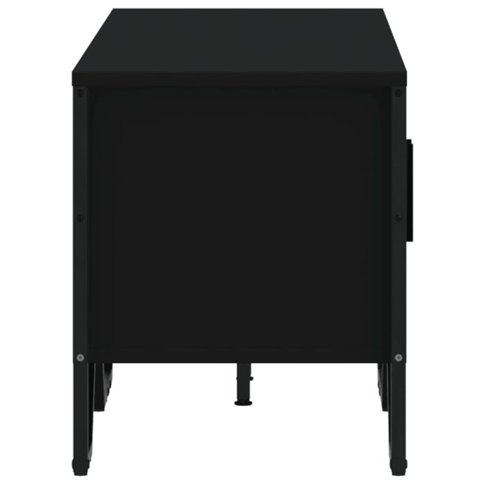 TV Cabinet Black 122x34x41 cm Engineered Wood