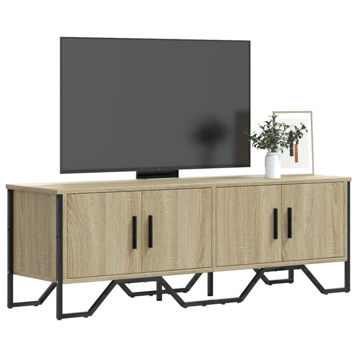 Тумба под телевизор Sonoma Oak 122x34x41 см Инженерная древесина