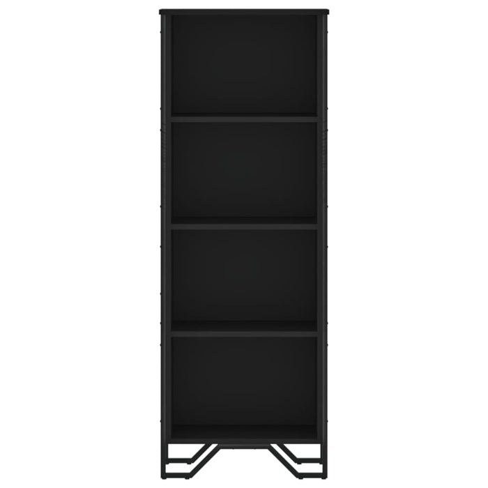 Bibliotecă Neagră 50x31x137,5 cm Lemn prelucrat