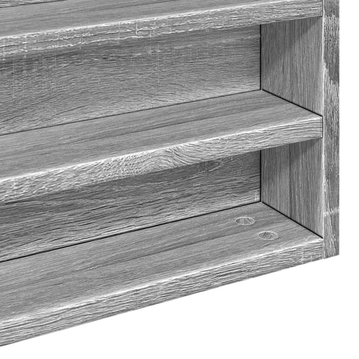 Шкаф Vitrine Grey Sonoma 100x8.5x58 cm Engineered Wood