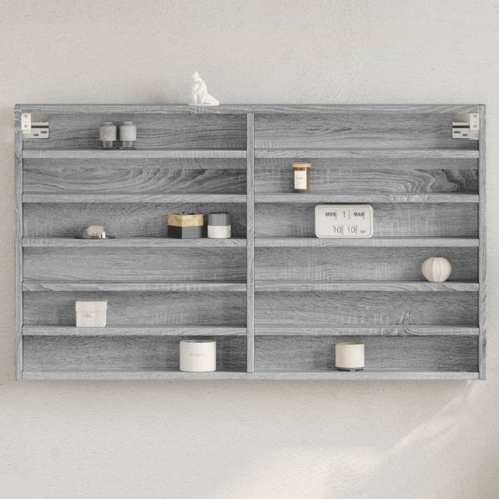 Шкаф Vitrine Grey Sonoma 100x8.5x58 cm Engineered Wood