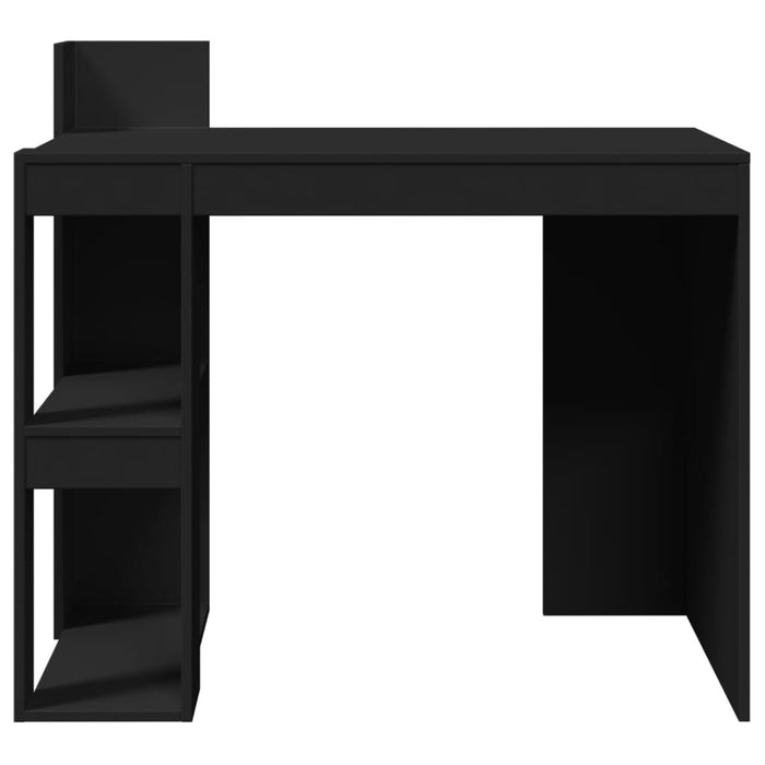 Birou de birou Negru 103,5x56,5x94 cm Lemn de inginerie