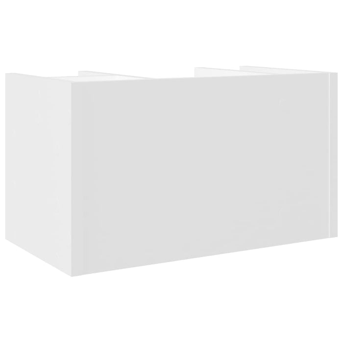 Organizator de birou Gri Beton 44,5x24x25 cm Lemn derivat