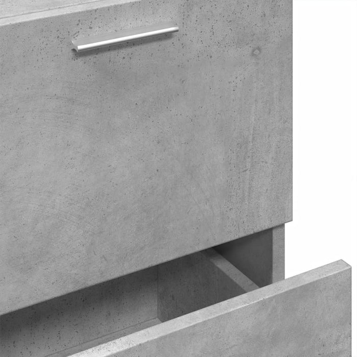 Sink Cabinet Concrete Grey 40x37x59 cm Engineered Wood