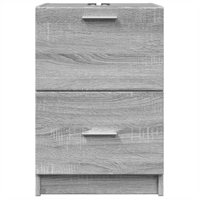 Sink Cabinet Grey Sonoma 40x37x59 cm Engineered Wood