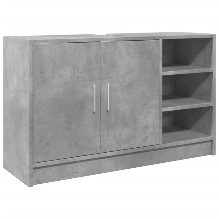 Sink Cabinet Concrete Grey 90x29x55 cm Engineered Wood