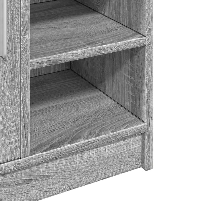 Sink Cabinet Grey Sonoma 63x29x55 cm Engineered Wood