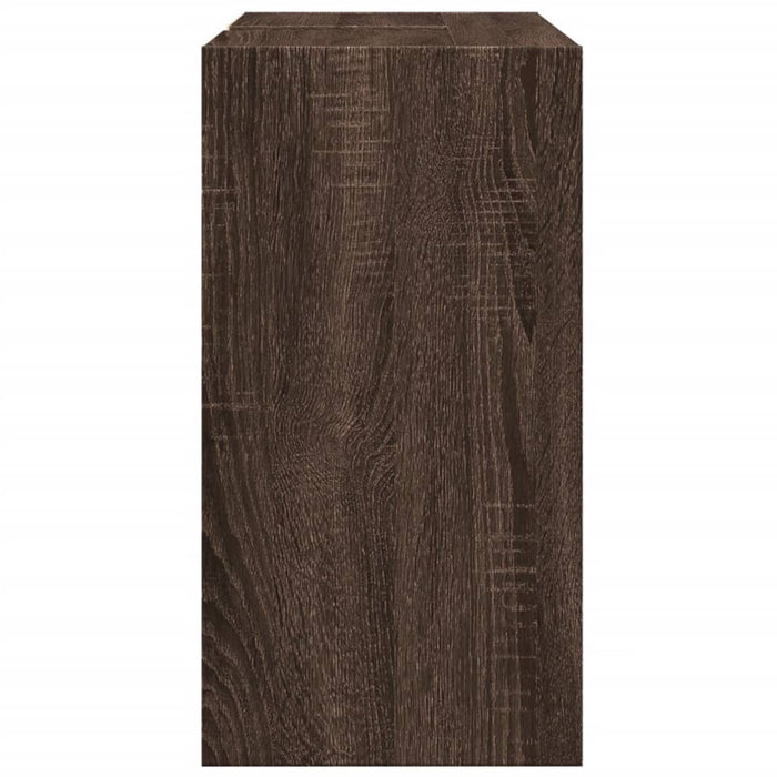 Sink Cabinet Brown Oak 63x29x55 cm Engineered Wood