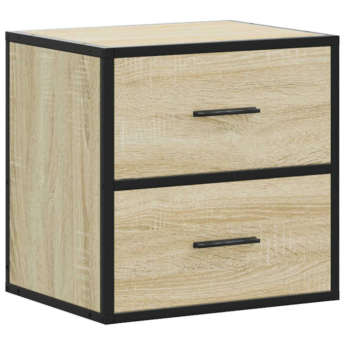 Wall-mounted Bedside Cabinet Sonoma Oak 40x31x39.5 cm