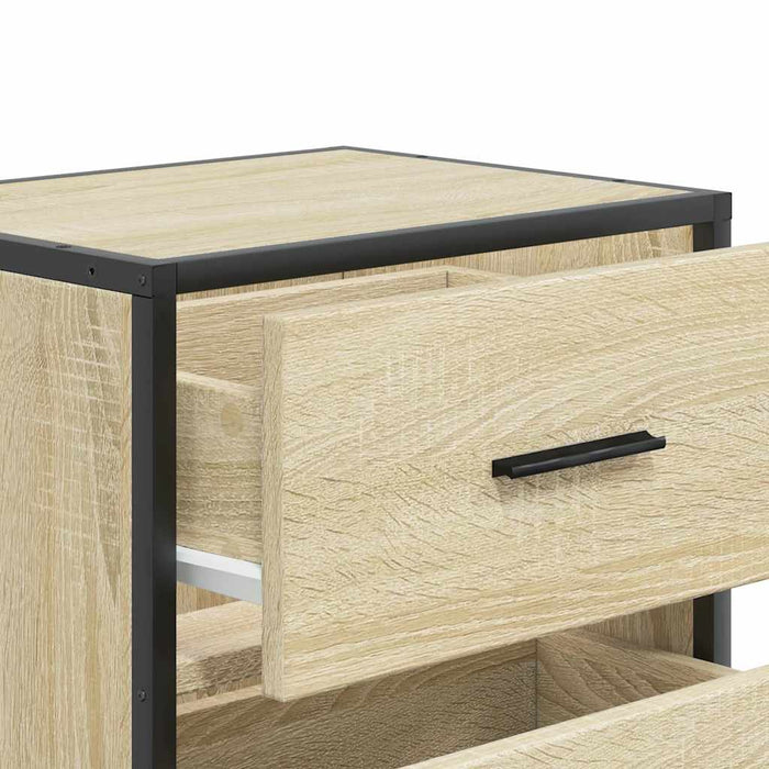 Wall-mounted Bedside Cabinet Sonoma Oak 40x31x39.5 cm