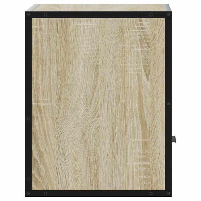 Прикроватная тумбочка настенная Sonoma Oak 40x31x39,5 см