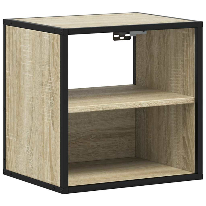 Wall-mounted Bedside Cabinet Sonoma Oak 40x31x39.5 cm