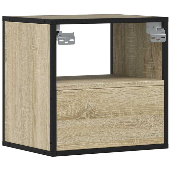 Wall-mounted Bedside Cabinet Sonoma Oak 40x31x39.5 cm