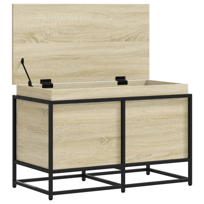 Ящик для хранения с крышкой Sonoma Oak 80x40x51,5 см Инженерное дерево