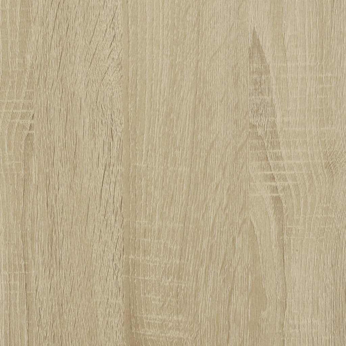 Тумба под телевизор Sonoma Oak 100x35x50 см, инженерная древесина и металл