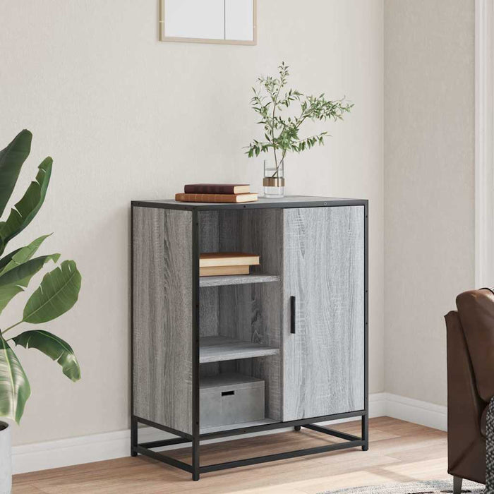 Sideboard Grey Sonoma 62x35x76 cm Engineered Wood