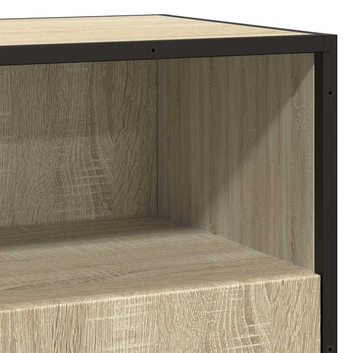 Sideboard Sonoma Oak 68x35x76 cm Engineered Wood