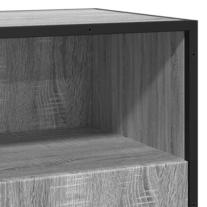 Sideboard Grey Sonoma 68x35x76 cm Engineered Wood