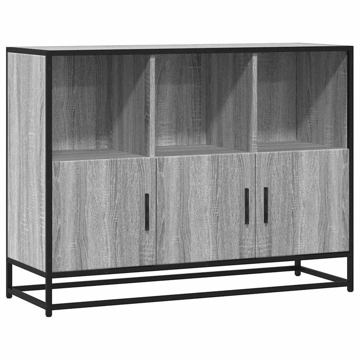 Sideboard Grey Sonoma 100x35x76 cm Engineered Wood