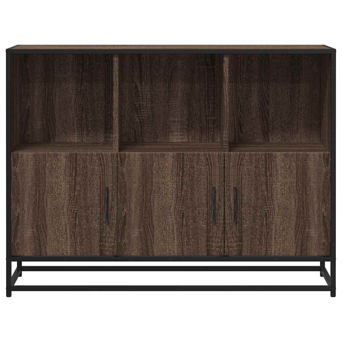 Sideboard Brown Oak 100x35x76 cm Engineered Wood