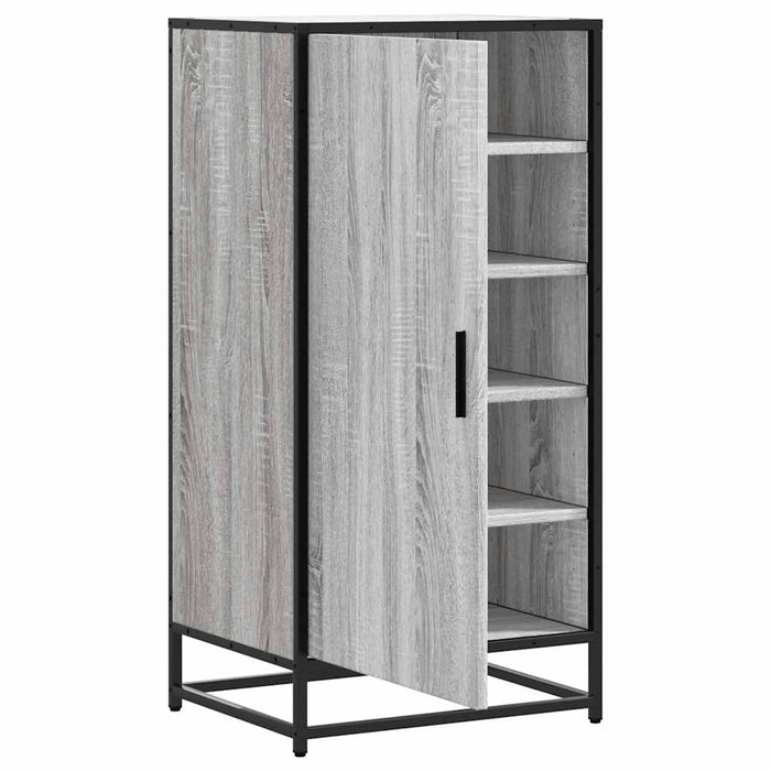 Shoe Rack Grey Sonoma 48x38x97.5 cm Engineered Wood