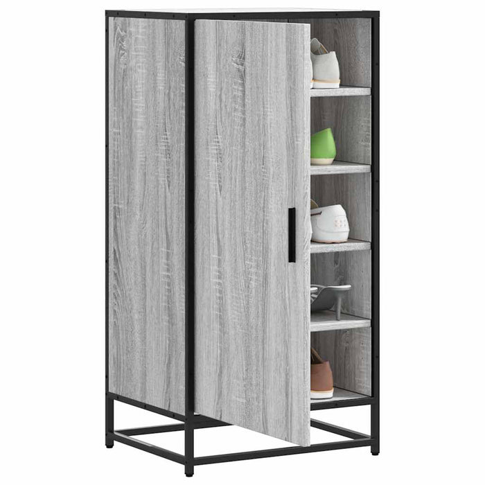 Shoe Rack Grey Sonoma 48x38x97.5 cm Engineered Wood