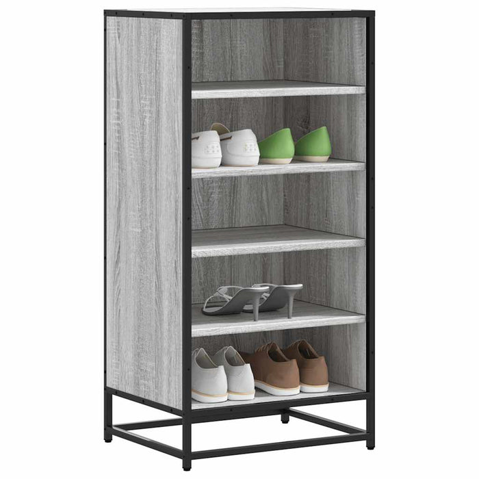 Shoe Rack Grey Sonoma 48x38x97.5 cm Engineered Wood