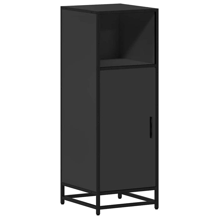 Bathroom Cabinet Black 35x37.5x100 cm Engineered Wood