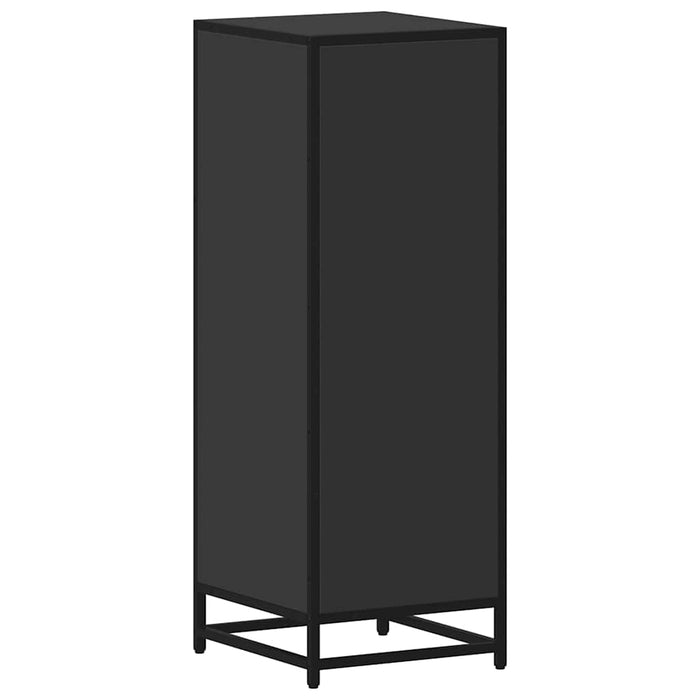 Bathroom Cabinet Black 35x37.5x100 cm Engineered Wood