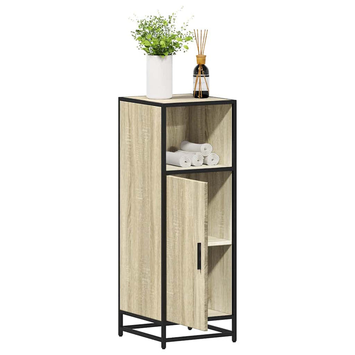 Bathroom Cabinet Sonoma Oak 35x37.5x100 cm Engineered Wood