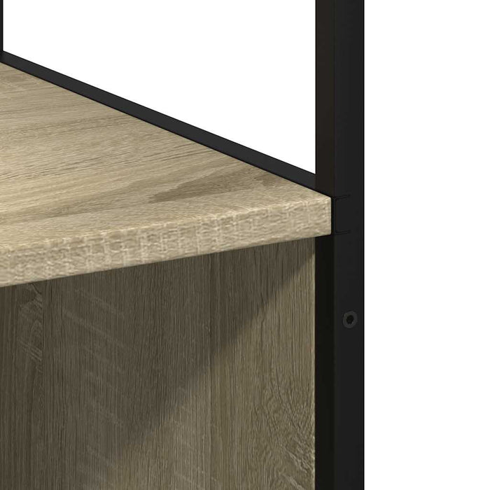 Bathroom Cabinet Sonoma Oak 35x37.5x166 cm Engineered Wood