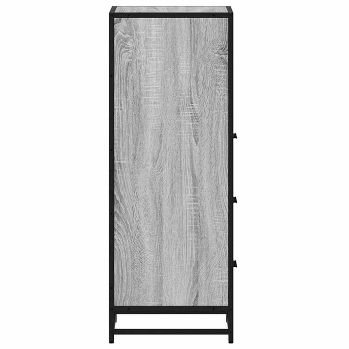 Bathroom Cabinet Grey Sonoma 35x37.5x100 cm Engineered Wood