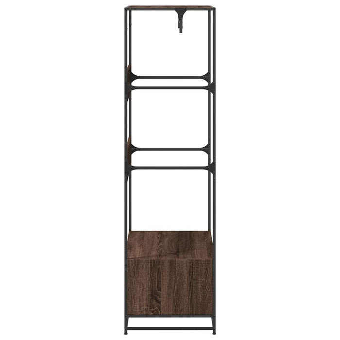 Wardrobe Brown Oak 90x50x180 cm Engineered Wood