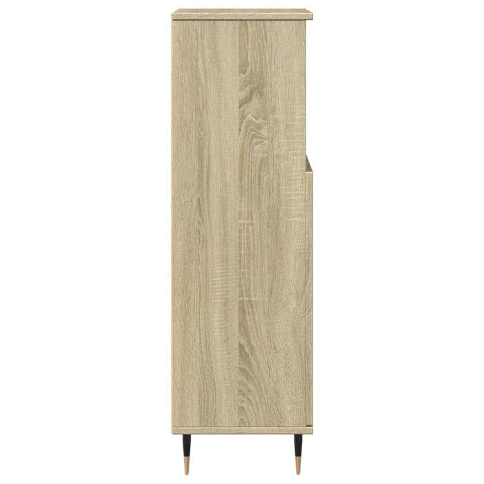 Bathroom Cabinet Sonoma Oak 30x30x100 cm Engineered Wood