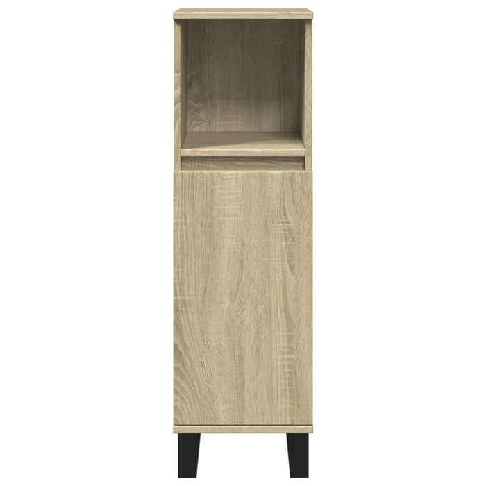 Bathroom Cabinet Sonoma Oak 30x30x100 cm Engineered Wood