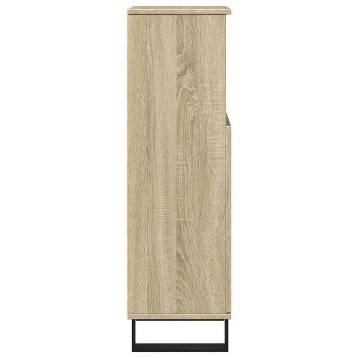 Bathroom Cabinet Sonoma Oak 30x30x100 cm Engineered Wood