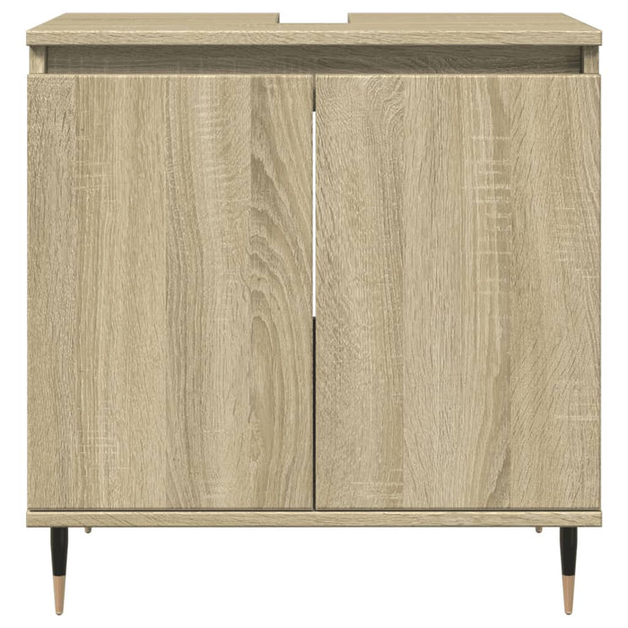 Bathroom Cabinet Sonoma Oak 58x33x60 cm Engineered Wood