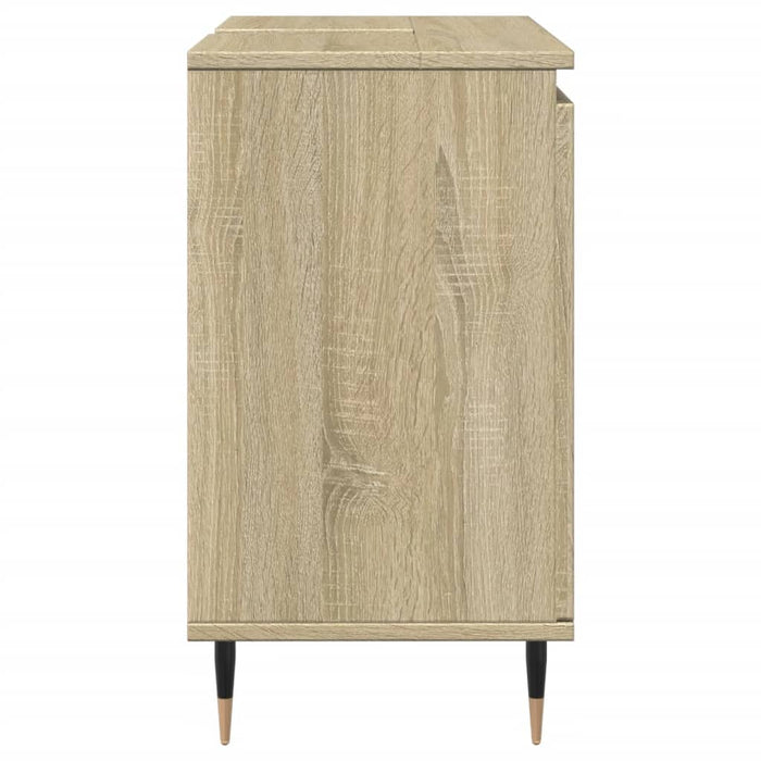 Bathroom Cabinet Sonoma Oak 58x33x60 cm Engineered Wood