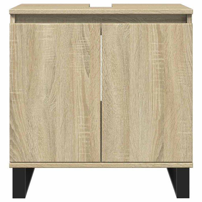 Bathroom Cabinet Sonoma Oak 58x33x60 cm Engineered Wood