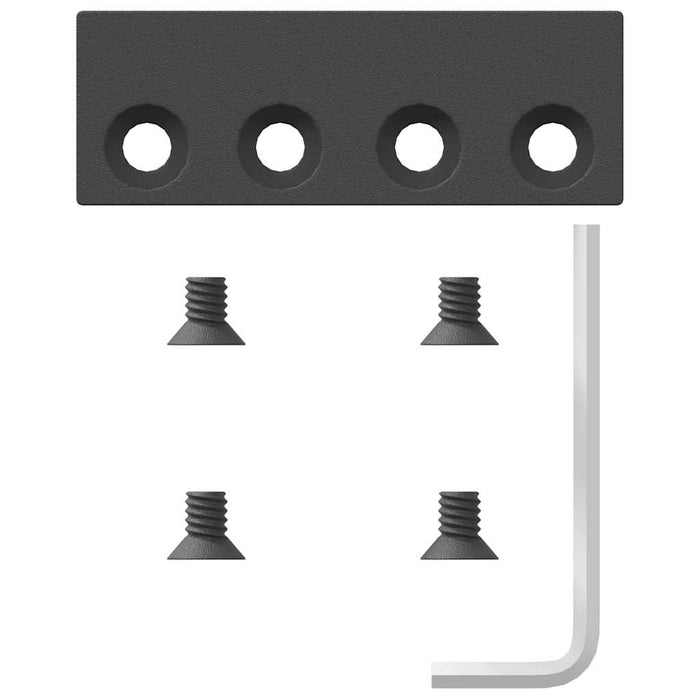 Sliding Door Hardware Kit 427 cm Steel Black