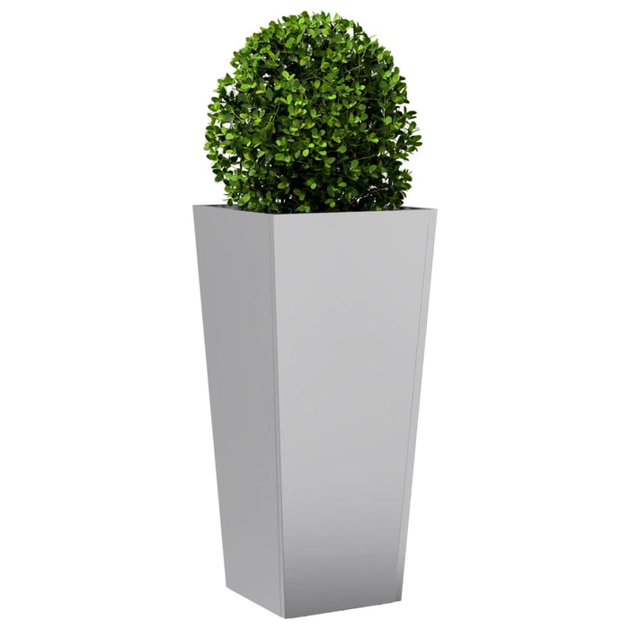 Jardiniere Gradina 35x35x75 cm 2 buc Otel Galvanizat