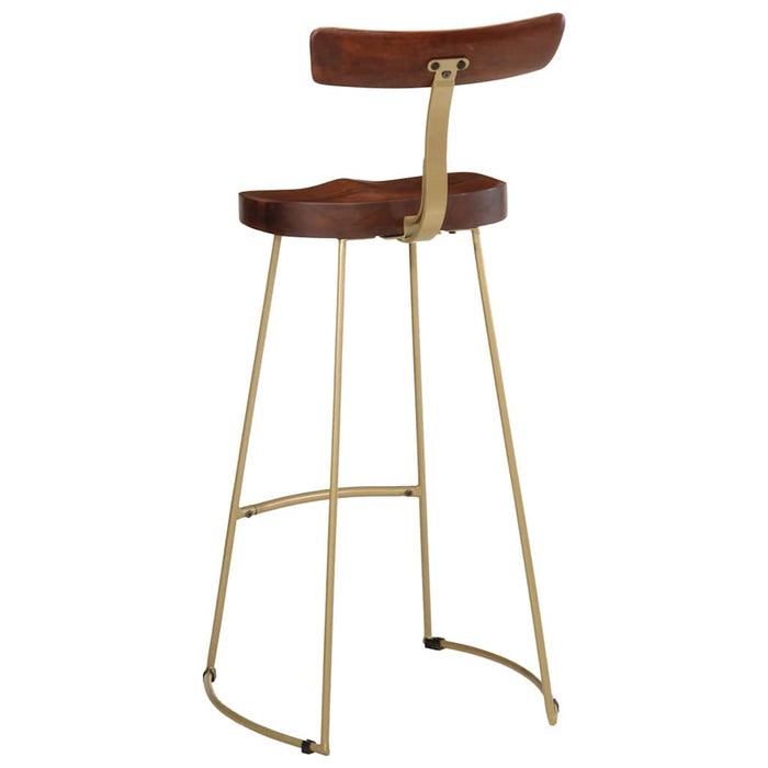 Bar Stools 2 pcs 49x43x103 cm Solid Wood Mango